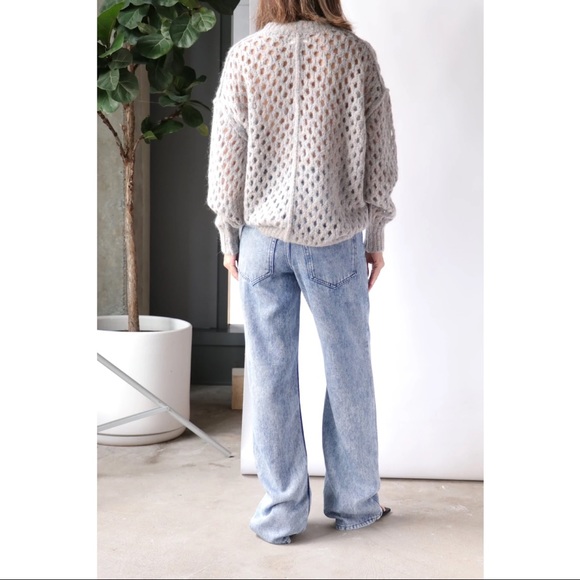 Isabel Marant Tilorsy High-Rise Lyocell-Denim Wide-Leg Jeans - Picture 3 of 16